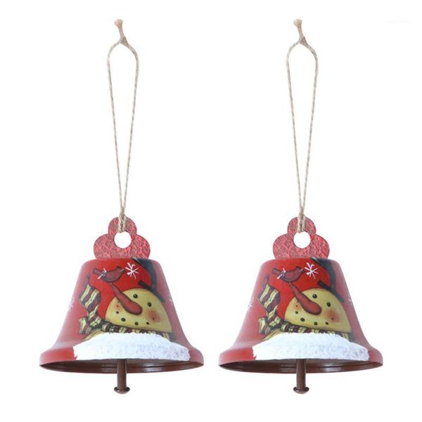

christmas decorations pack of 2pcs honeycomb santa claus hats hanging ornament bell for xmas party festival decoration1