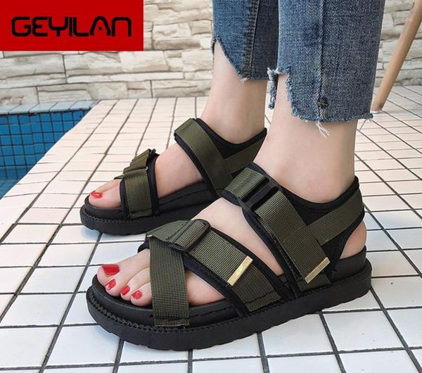 

fashion summer women beach casual sandals outdoor sport shoes breathable black green women sneakers1