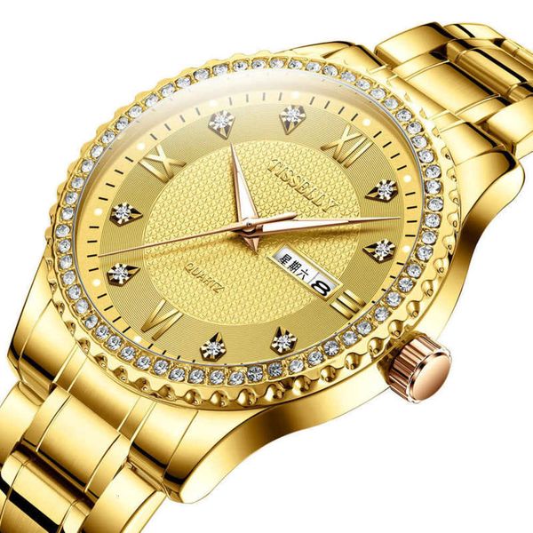 

men's watch quartz watch new man2019 fashion men's watch steel belt 6my9, Slivery;brown