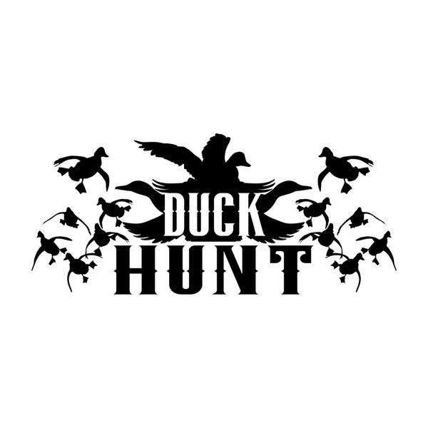 

16.6cm*7.3cm duck hunt decor motorcycle car sticker vinyl decal s4-0783
