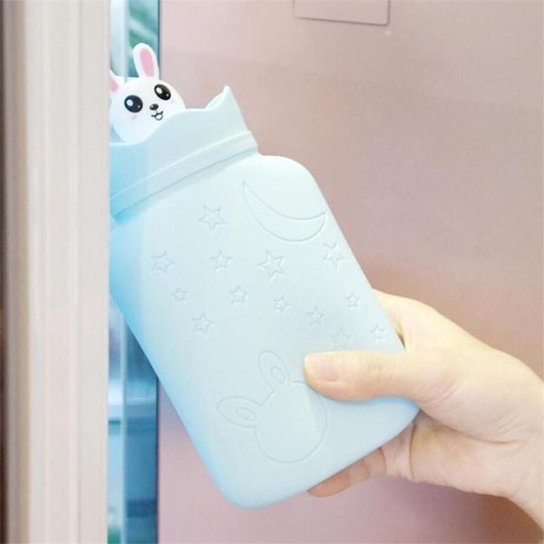 

330ml water bag microwave heating silicone bottle winter heater warmer water bottle with cover birthday gift for friends sqcitm