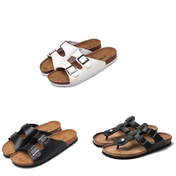 

wholesale non-brand men running shoes white black comfortable trendy sandals casual slippers sneakers size 40-45