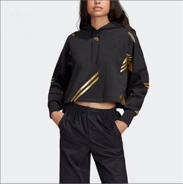 

2020 casual women printed hoodies fashion spring autumn sweatshirts with hooded new womens hoodie clothing xs-xl, Black