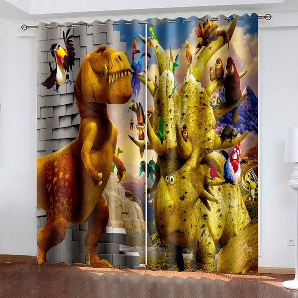 

3d curtain blackout for living room kids bedroom fabric cartoon curtains soundproof windproof curtains