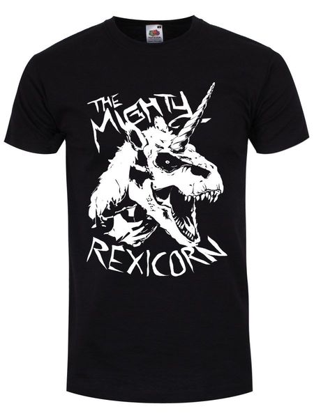 

the mighty rexicorn men's black t-shirt men t-shirt printed t shirt tee print tees short sleeve o-neck sport hooded sweatshirt hoodie