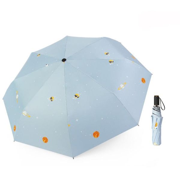 

yada ins fashion solar system universe galaxy eight planets umbrella rainproof sun rainy fold umbrellas parasol yd200003 bbytwy sweet07
