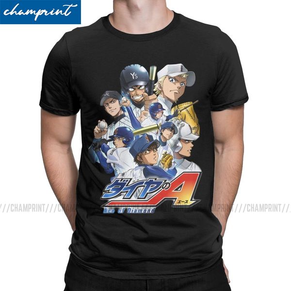 

men's diamond no ace season 2 logo baseball sports manga vintage short sleeve gift idea sport hooded sweatshirt hoodie men t shirt