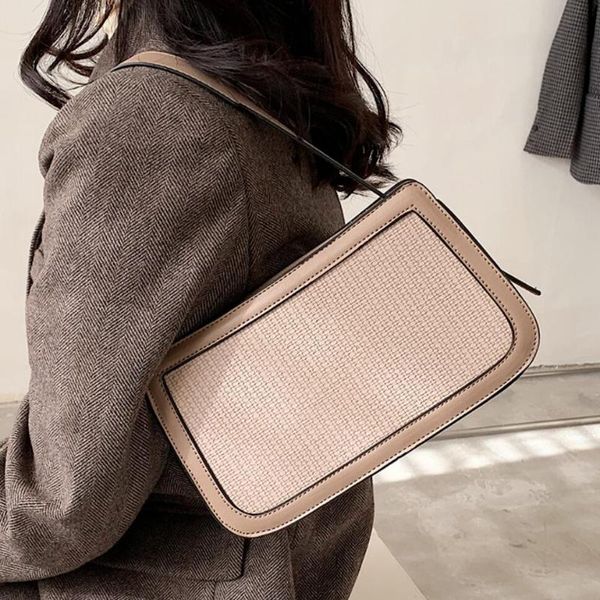 

cross body elegant female square armpit bag 2021 fashion high-quality pu leather women's designer casual shoulder messenger