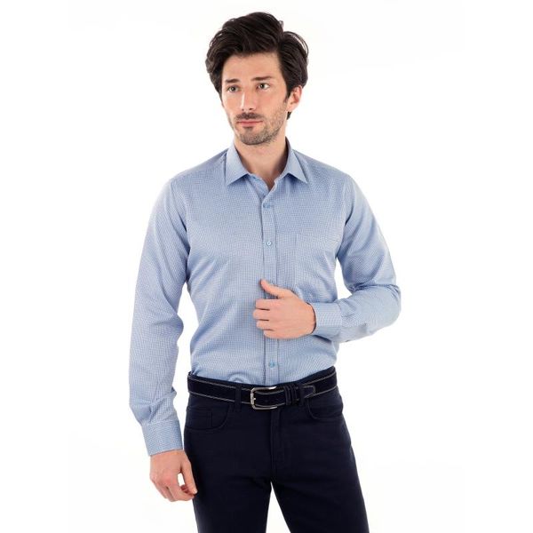 

men's casual shirts buratti male long-sleeve shirt 1941017, White;black