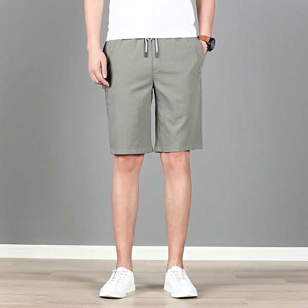 

новое лето 2019 мужских capris корейской тонкие молодежные твердые брюки случайный pantsshorts случайных брюки цвета модных шорты qjw7v, Blue