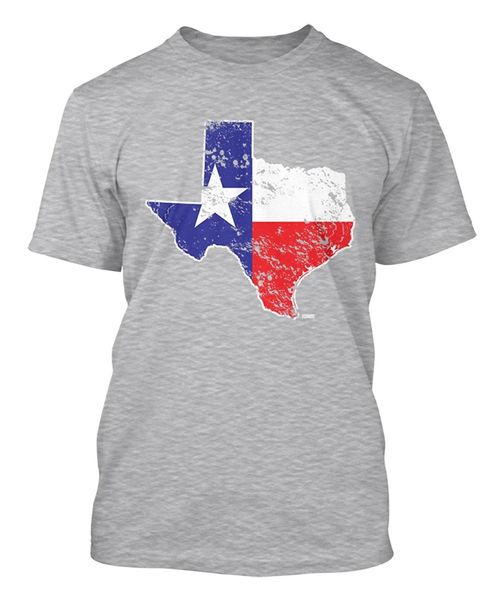 

printed t-shirt men's short sleeve o-neck t-shirts summer stree twear distressed texas map men's t-shirt tee sport hooded sweatshi