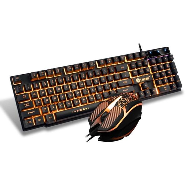 

gtx300 usb wired 104 keys rgb backlight ergonomic gaming mouse keyboard set