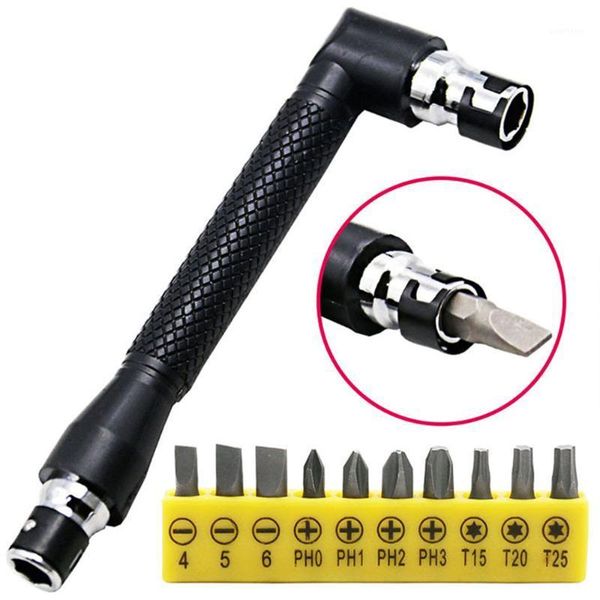 

10 in 1 socket screwdriver set l-shaped angle head twin wrench driver set flat torx screwdriver hand repair tools1
