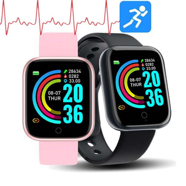

smart watch y68, waterproof device, heart rate blood prsure control, bluetooth, d20, for ios and androidbgt