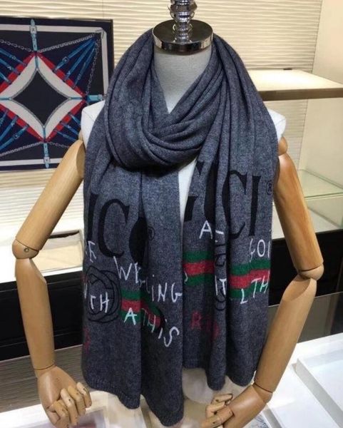 

the new fashion winter scarf 2020, luxury men and women on both sides of black and red silk wool blanket scarf, designer scarf and shawl, Blue;gray