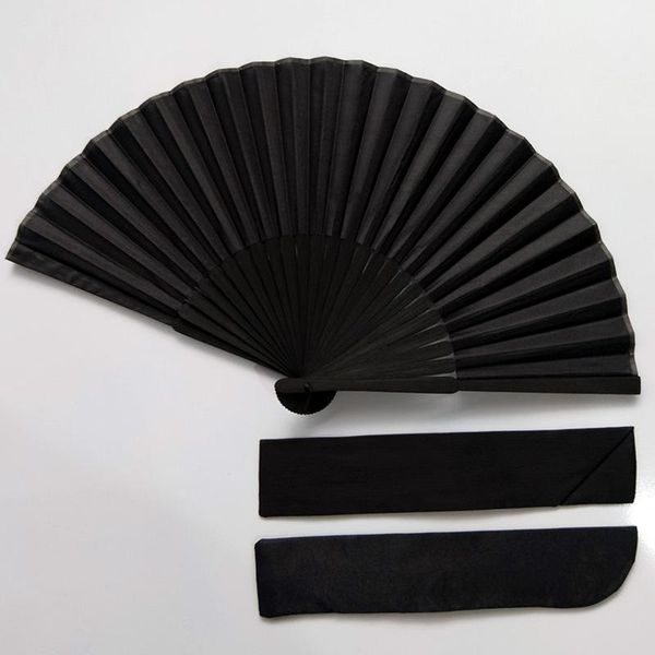 

party favor chinese style black vintage hand fan folding fans dance wedding
