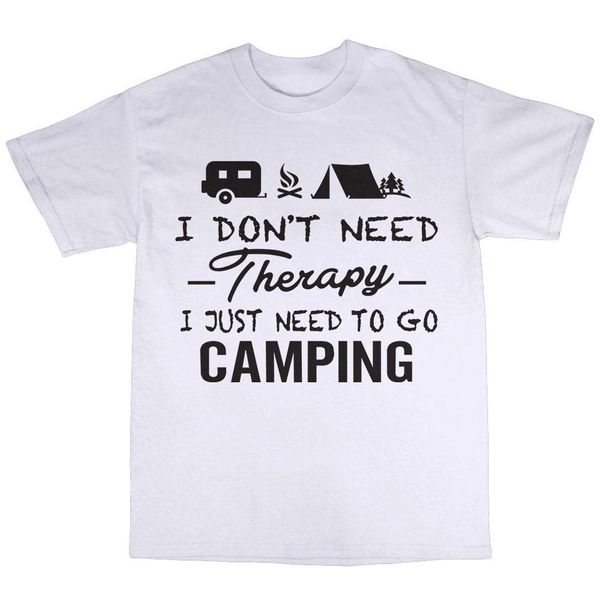 

camping therapy t-shirt camper tent caravan campsite new summer style fashion short sleeve printing t-shirts sport hooded sweatshirt hoodie