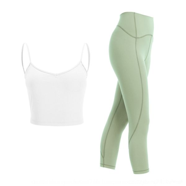 

6ny9u shockproof back-beautifying sports underwear women's hip-lifting tights tights vest underwear summer running yoga suit mzicd