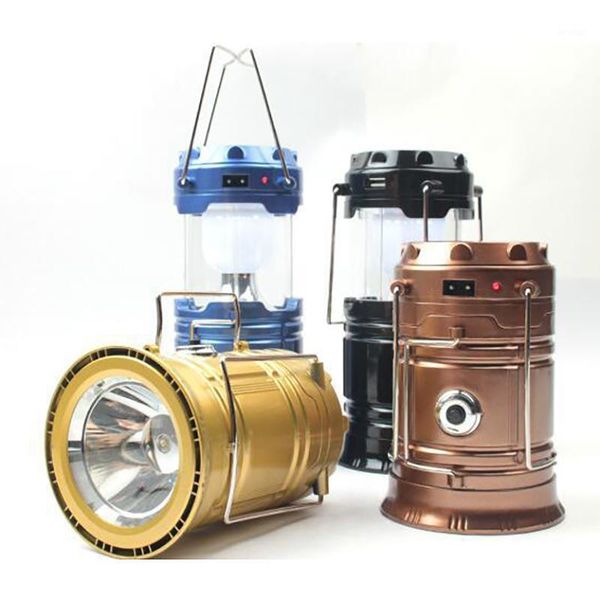 

portable lanterns outdoor camping light tent lantern solar lamps powered rechargeable atmosphere stage home lamp flame lantern1
