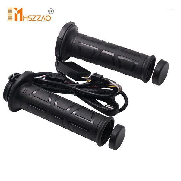 

2 pcs 12v pet metal heating film heated grips inserts handlebar hand warmers for universal grip atv motorcycle 22mm in diameter1