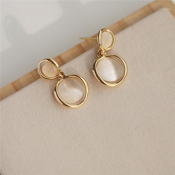 

dangle & chandelier trendy original rhinestone korean earrings for women vintage pendant statement girl anniversary gifts jewelry1, Silver