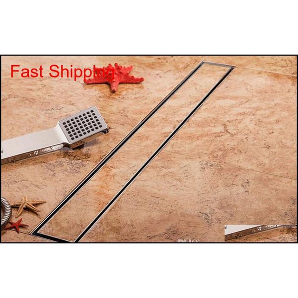

brushed nickel bathroom long 80cm 304 stainless steel linear shower drain bath 800mm shower drain channel bath r qylwge toys2010