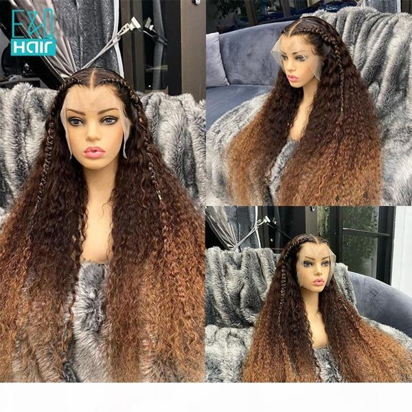 

straight highlight honey blonde brown 360 lace frontal wig pre plucked 13x4 lace front human hair wigs for women brazilian remy, Black;brown