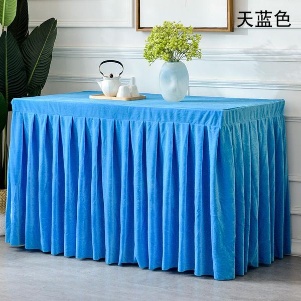 

velvet скатерть современный минималистский ткани деятельность бюро совещание скатерть обеденный стол домашнее украшение юбка крышка таблицы