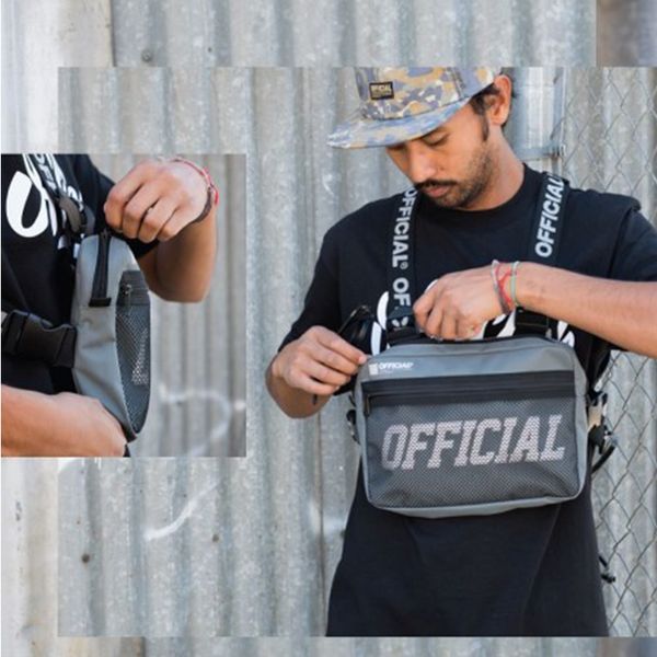 

street style military chest rig bag for men black hip hop functional waist packs adjustable vest waistcoat fashion chest bags c1026