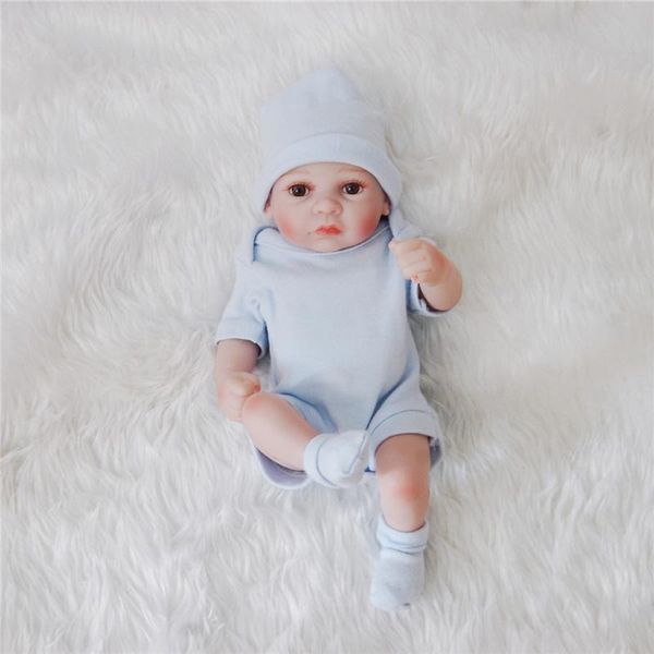 

reborn baby dolls full body silicone baby toy model doll handmade reborn 25cm real looking newborn baby dolls girl silicone model doll toy