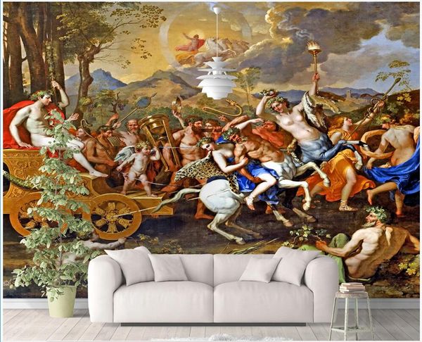 

3d wallpaper custom p mural european-style hand-painted octavian pope war living room home decor 3d wall murals wallpaper for walls 3 d