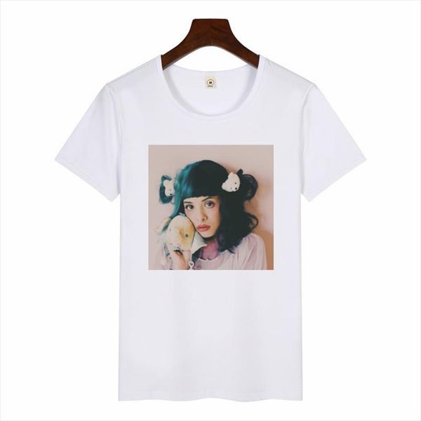 

cry baby melanie martinez printed fashion tees t shirt women casual o neck t shirt funny harajuku aesthetic womens tshirt, White