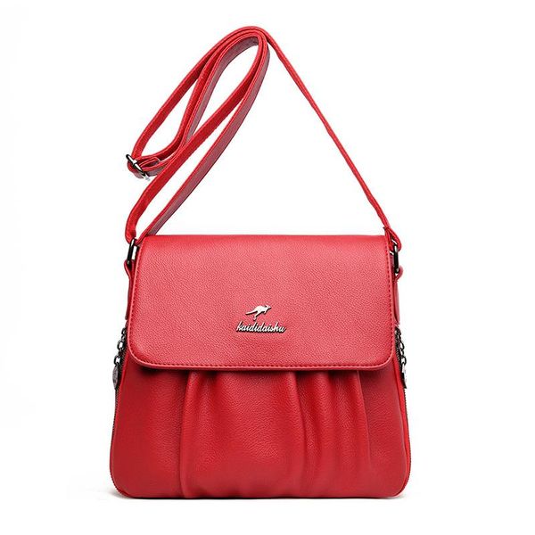 

new women leather handbags crossbody bags for women leather messenger bags sac a main fashion ladies female shoulder bag vintage