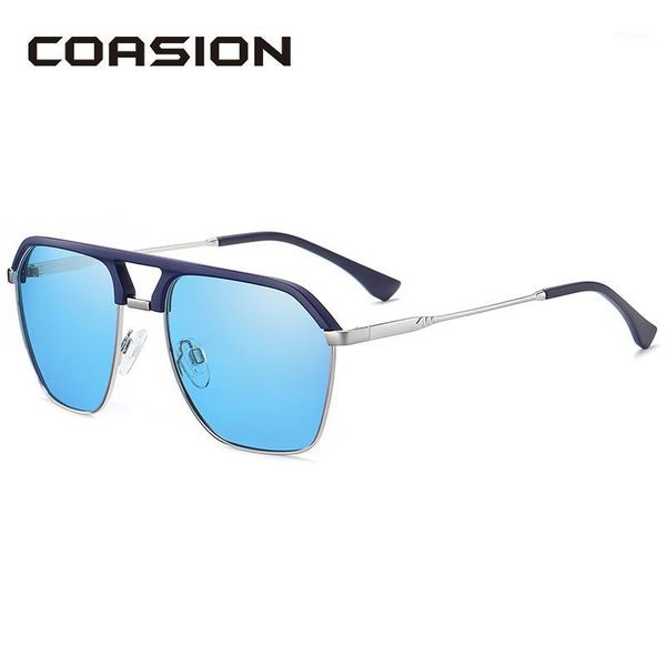 

sunglasses coasion brand design men polarized square tr90 frame sun glasses shades for women driving 2021 ca15771, White;black