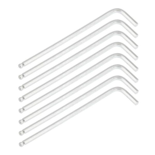 

4mm ball end long metric hexagon hex key l shaped wrench 8 pcs