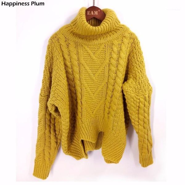 

autumn autumn 2020 solid color turtleneck long sleeve knitting pullover keep warm sweater women1, White;black