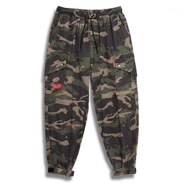 

fashion casual loose pants trousers brand overalls men camouflage men pocket harem jogging oversized m-7xl1, Black