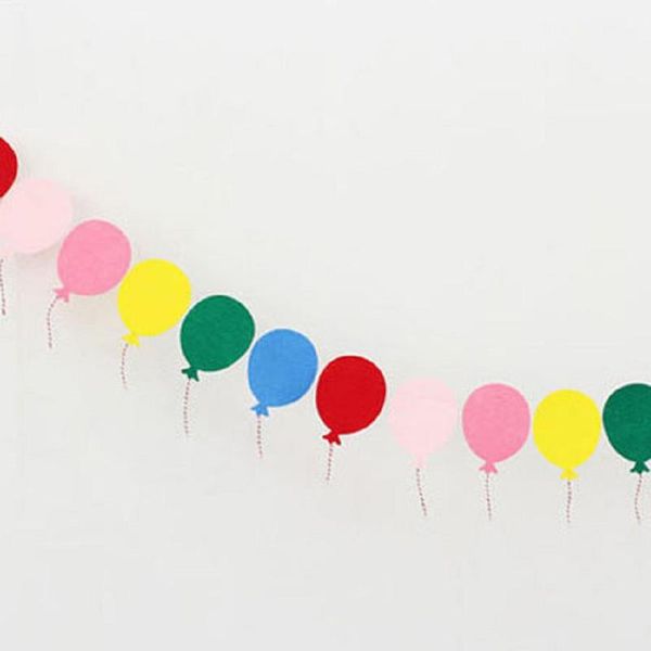 

12pcs прекрасный шар бумаги garland баннеры флаг для birthday party главная гобелен детская комната украшение baby shower баннер bbyyzk