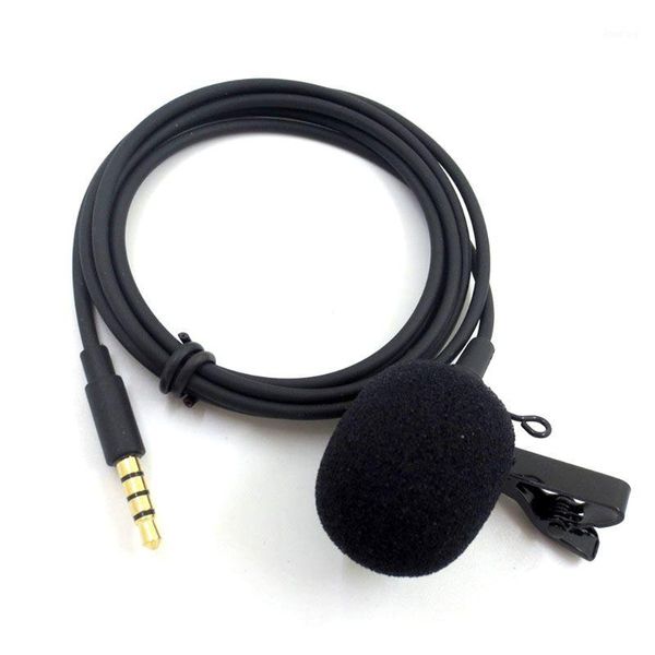 

mini portable microphone condenser clip-on lapel mic for an-droid cellphones lapfor interview recording1