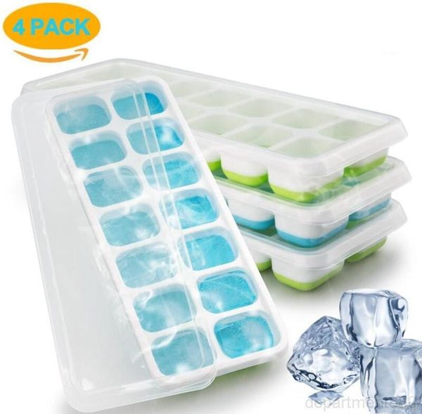 

molds food grade silicone mold square lattice 14 holes cream tools ice cube traysjelly homemade mould dhc3663