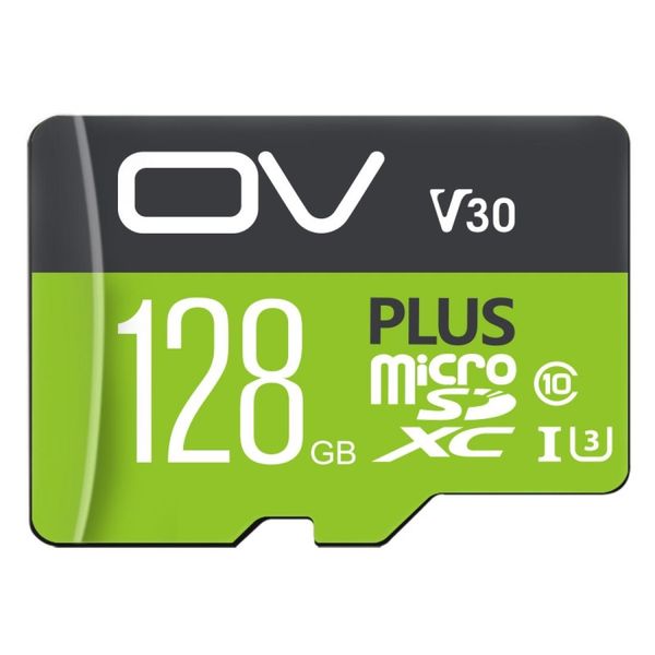 

ov 128gb v30 plus black-green high speed class 10 tf memory card