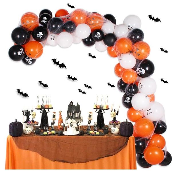 

fengreise хэллоуин украшения летучая мышь паук веб-скелет воздушный шар halloween party decor saceator 2020 halloween аксессуары ребенка под