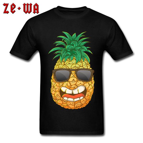 

men's black colored graphic hawaii cool hipster pineapple simpleton man loose leisure happy funny sport hooded sweatshirt hoodie men t