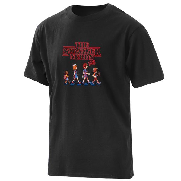 

mens незнакомец полудурков мультфильм печати летняя мода одежда o шеи мужчин случайных сек ретро топы спортивные толстовка с капюшоном балах