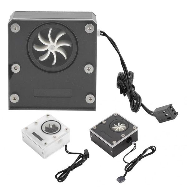 

fans & coolings computer pc water cooler dual temperature monitoring lcd display flow meter small 3pin