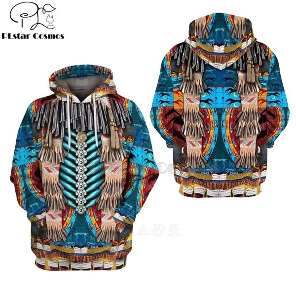 

native indian 3d hoodies/sweatshirts tee men women new fashion hooded winter autumn long sleeve streetwear pullover style-17 y200915, Black