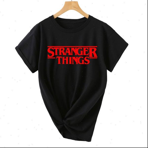 

t shirt women summer fashinon stranger things ringer hipster shirts tumblr graphic womens tshirts letter print t shirt, White