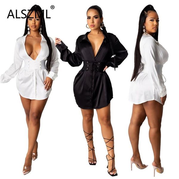 

simple pure color v neck long sleeve mini dress tight club party lady fashion sheath women dress, Black;gray