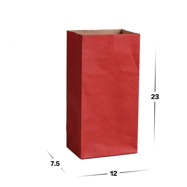 

lbsisi life 10pcs merry christmas paper bag christmas food cookie snack gift packing bag party favor stand bags with stickers wmtkpx