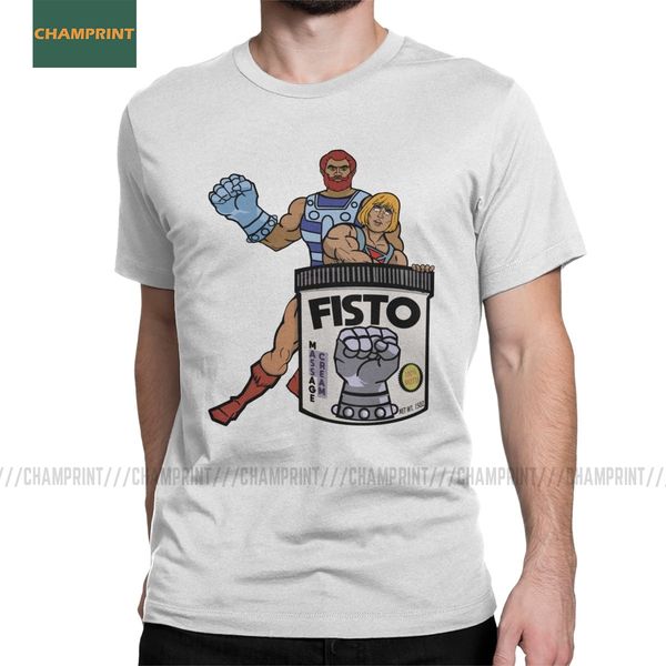 

sport fisto lube original formula he-man masters of the universe t-shirt men cotton t shirt skeletor 80s she-ra short sleeve tees